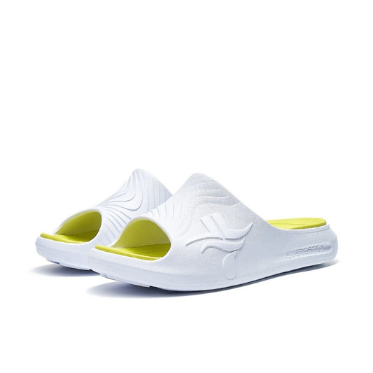 Vanissy - Pantoufles jaune pour hommes : Chaussures d'été tendance pour sport et plage
