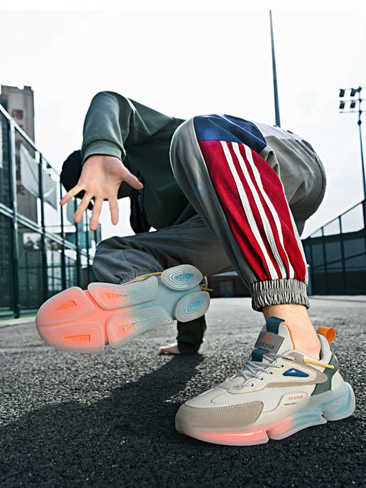 Vanissy - BASKETS DE SPORT FOOTING HERHHB - Chaussures de Sport pour Hommes, Baskets en Maille Respirante et Antidérapante de la Nouvelle Collection Été