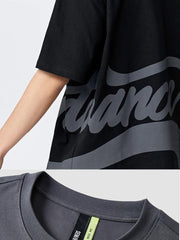 Vanissy - Style Estival Incontournable : T-Shirt Homme Col Rond, Confortable et à la Mode, Lettres Évac80-l'Humidité pour une Fraîcheur Impeccable
