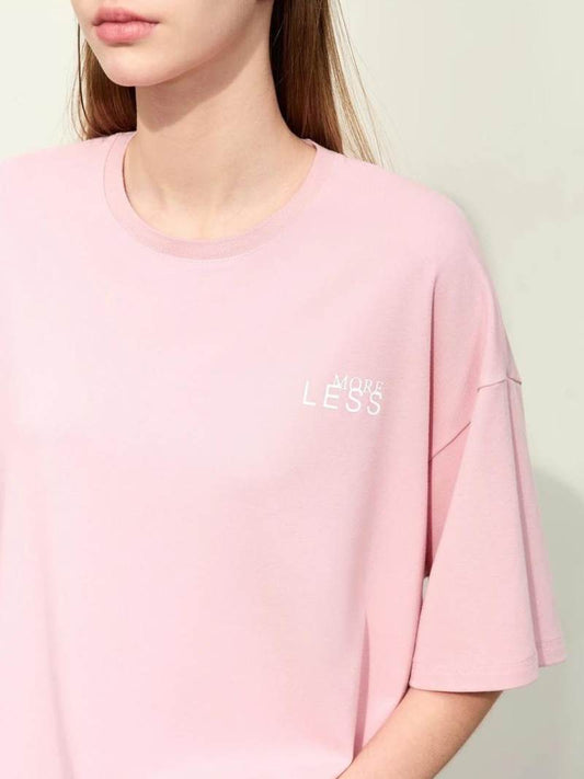 Vanissy - T-shirt Minimaliste à Imprimé Lettre pour Femme