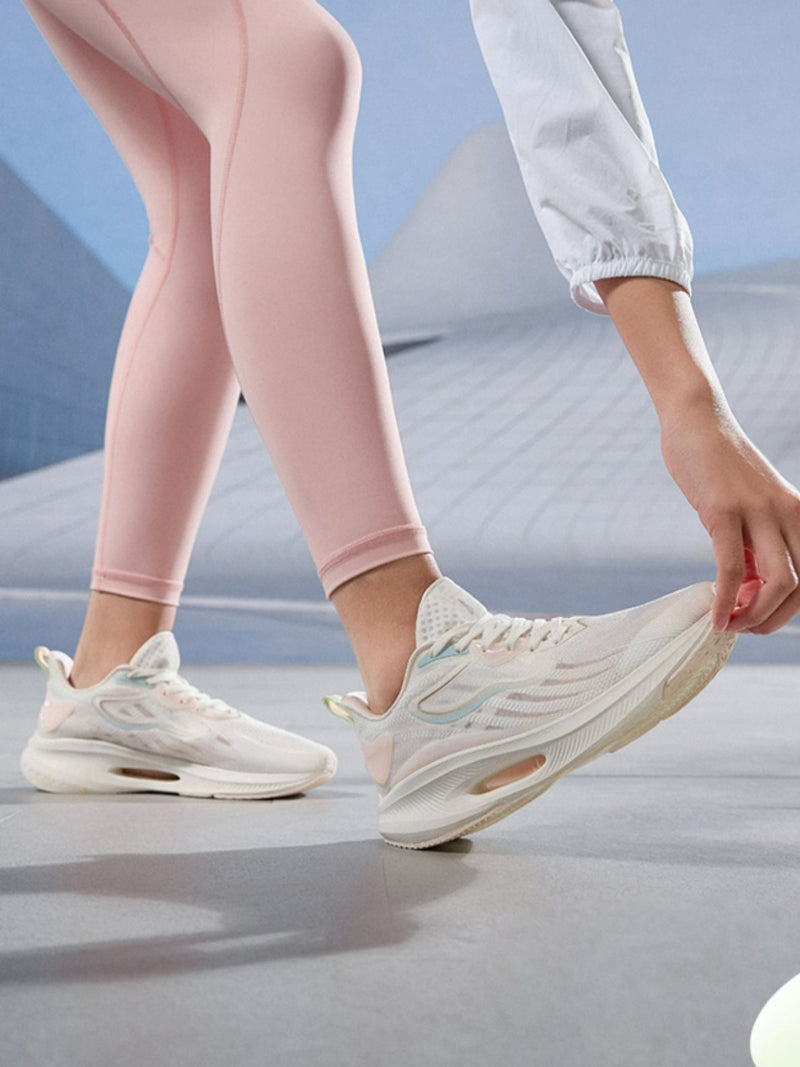 Vanissy - Chaussures de Course Confortables à Lacets pour Femmes : Baskets de Sport Souples et Aérées, Parfaites pour le Jogging avec Coussin d'Air X-FLOW 6.0