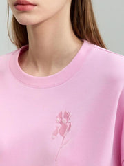 Vanissy - Sweats à Capuche Féminin avec Broderie de Fleurs et Perles